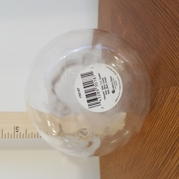 Contemporary crystal vase. "Illusions"  8" - Picture 3 of 4